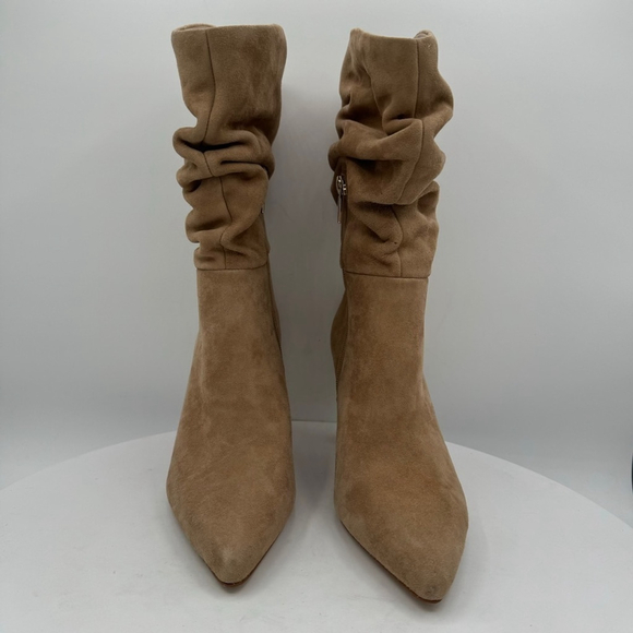 Vince Camuto Sonbela Pointed Toe Boots Size 6/36.5 Color Tortilla NEW - Picture 4 of 12